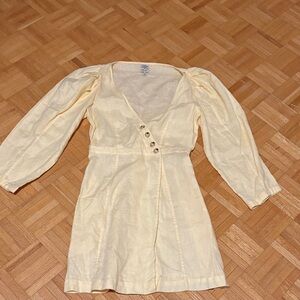 Baum und Pferdgarten Elegant Dress with Button Detail NWOT